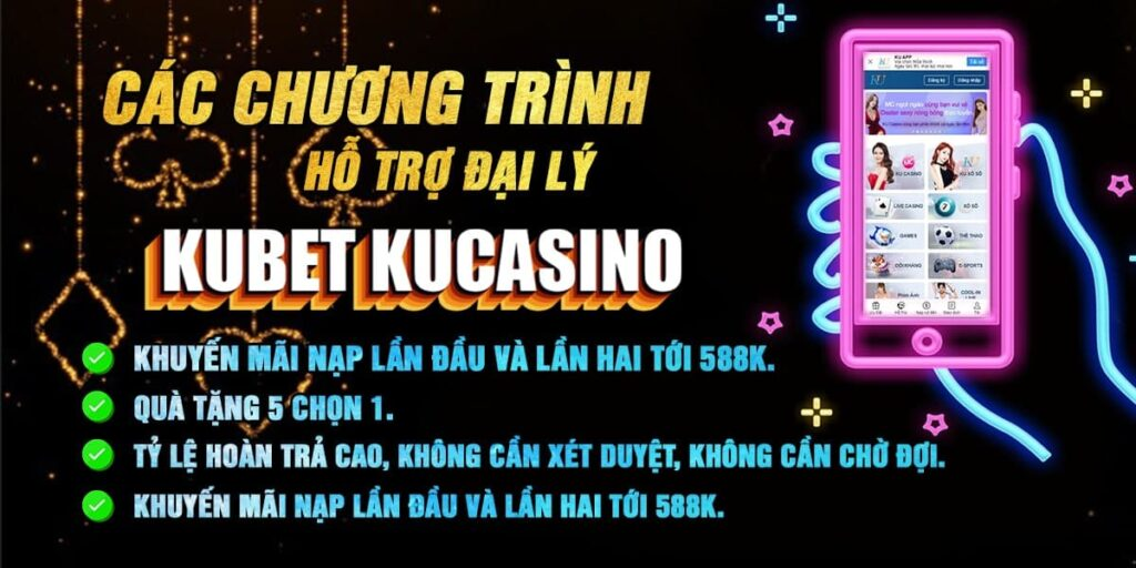 Những chương trình ưu đãi khi làm đại lý cho nhà cái Kubet như thế nào?